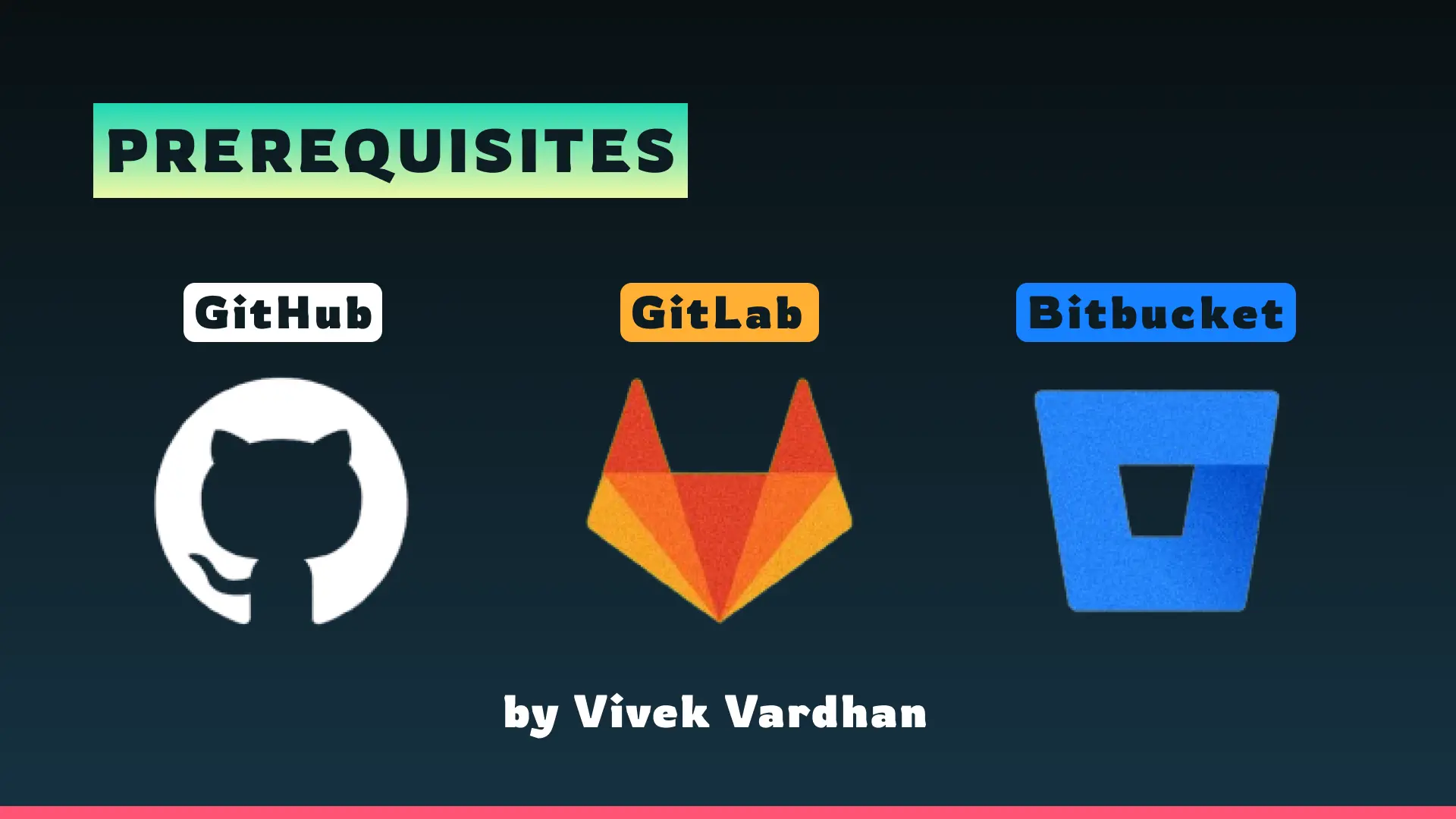 Prerequisites for Using GitHub, GitLab, and Bitbucket
