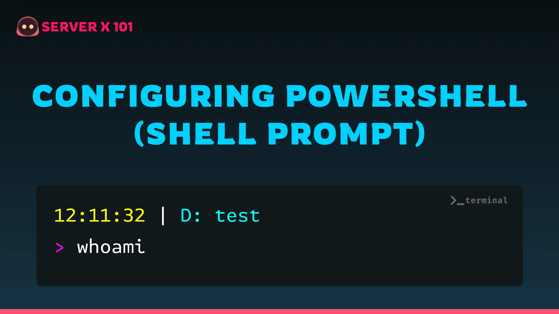 Configuring PowerShell (shell prompt)